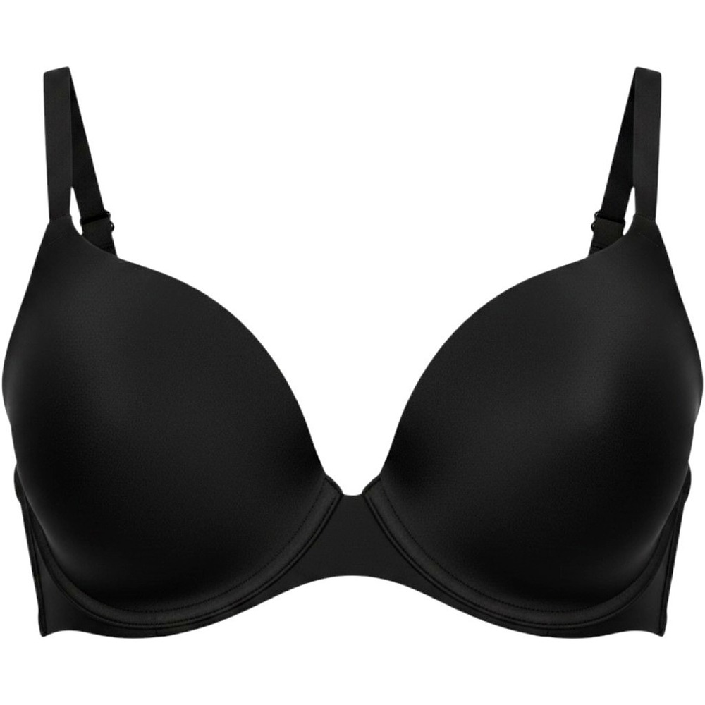 Victoria Secret Wear Everywhere Lightly Lined Bra 34C Womens Solid Black Push Up